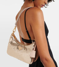 Prada Sequined Re-Nylon shoulder bag