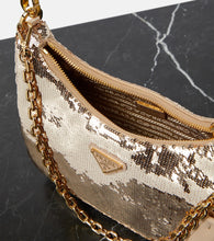 Prada Sequined Re-Nylon shoulder bag