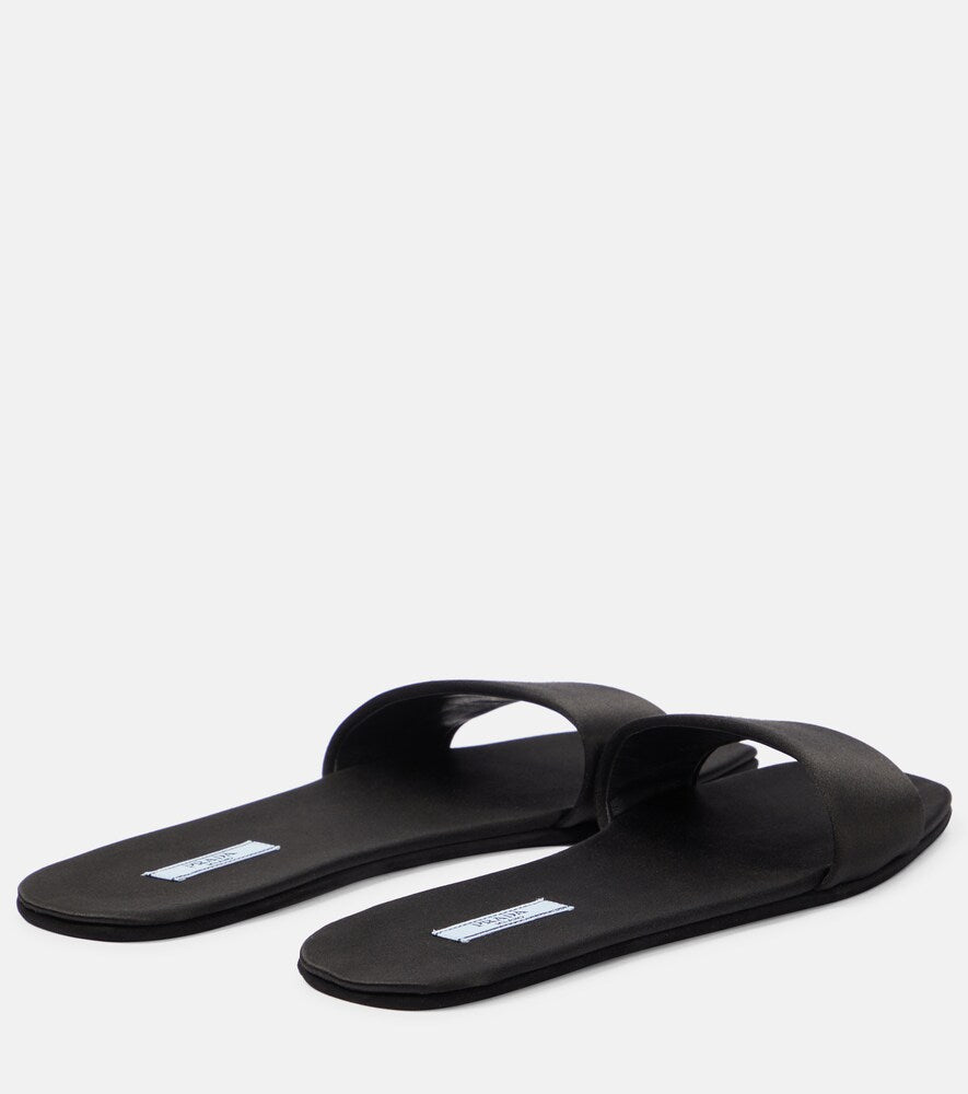 Prada Silk satin slides