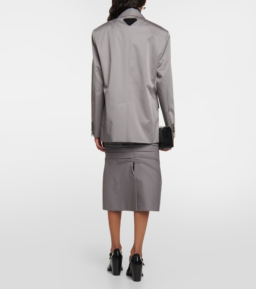 Prada Single-breasted cotton blazer
