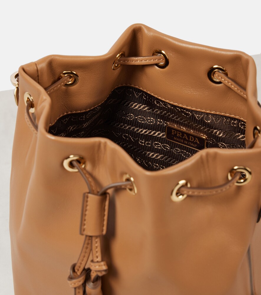 Prada Small leather bucket bag