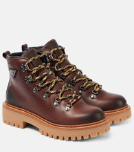Prada St. Moritz leather lace-up boots - Prada St. Moritz 皮革系带靴