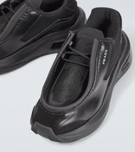 Prada Systeme leather sneakers