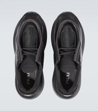 Prada Systeme leather sneakers