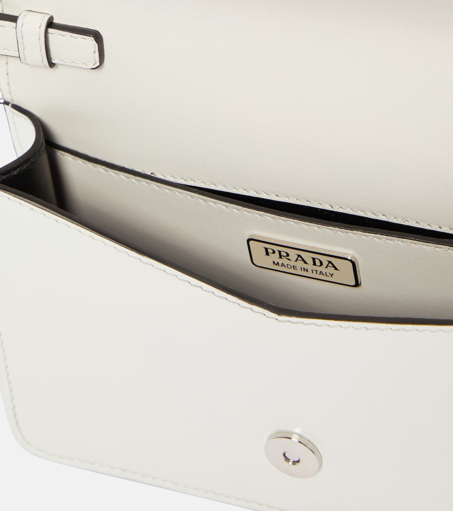 Prada Triangle Mini leather crossbody bag