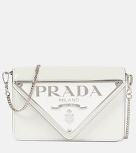 Prada Triangle Mini leather crossbody bag - Prada 三角迷你皮革斜挎包