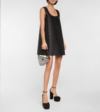 Prada Triangle embellished satin pouch