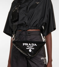 Prada Triangle sequin shoulder bag