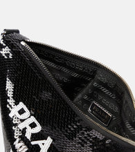 Prada Triangle sequin shoulder bag