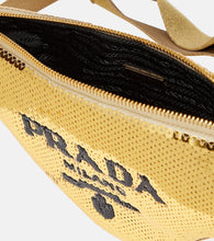 Prada Triangle sequin shoulder bag