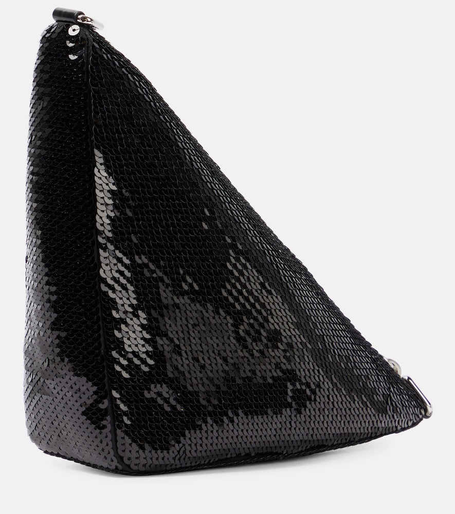 Prada Triangle sequin shoulder bag