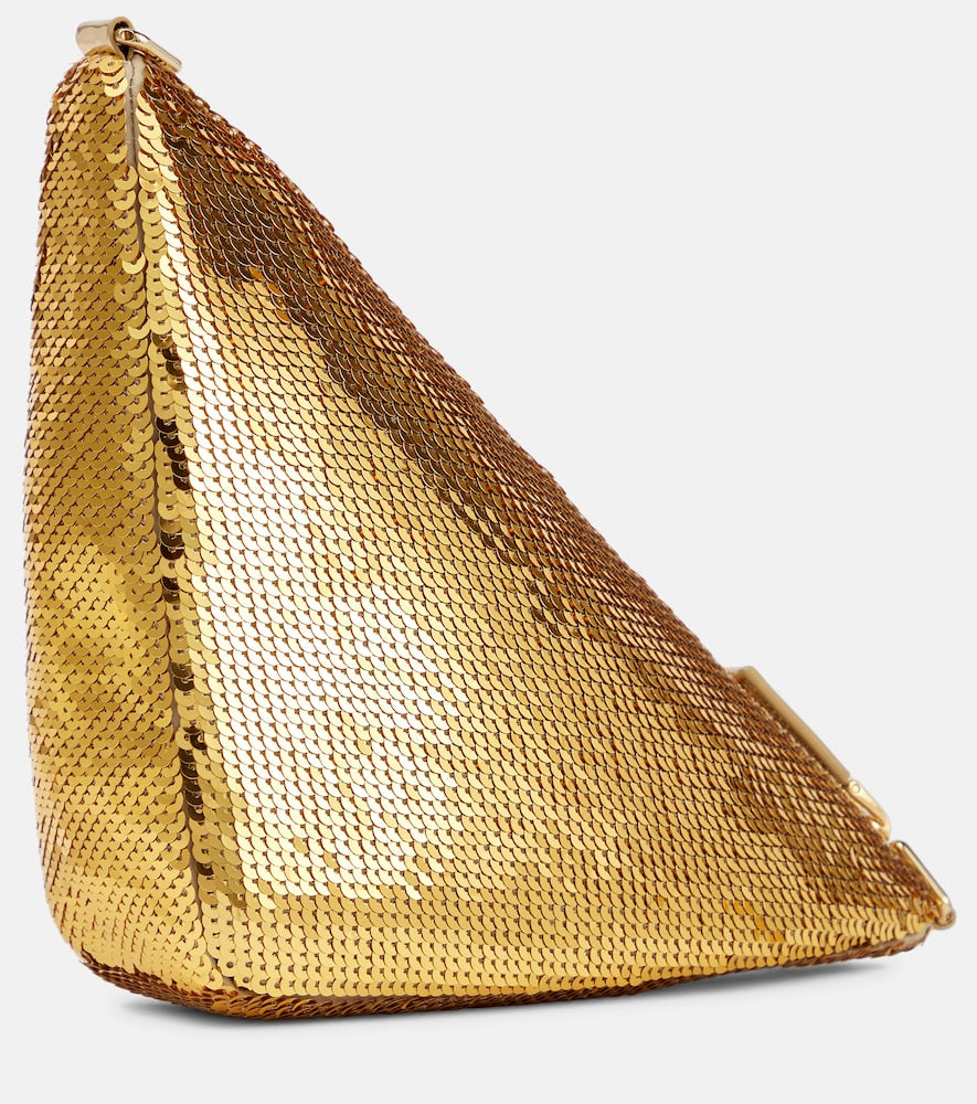 Prada Triangle sequin shoulder bag