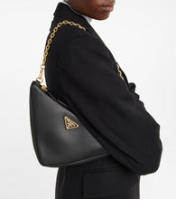 Prada Triangolo Mini jacquard shoulder bag