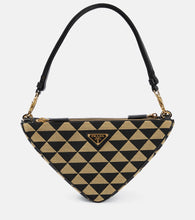 Prada Triangolo Mini jacquard shoulder bag - Prada Triangolo 迷你提花单肩包