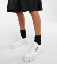 Prada Wheel gabardine sneakers