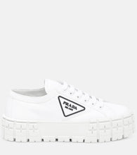 Prada Wheel gabardine sneakers