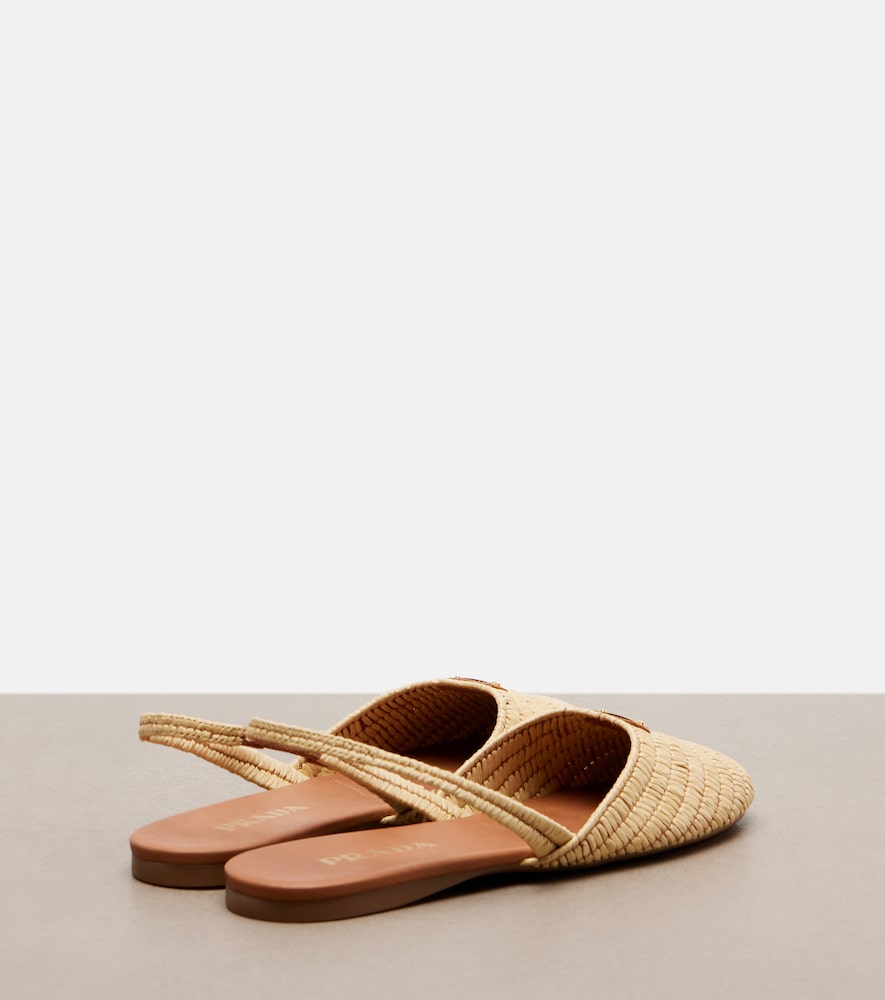 Beige Prada Crochet slingback flats - Ballerina Flats