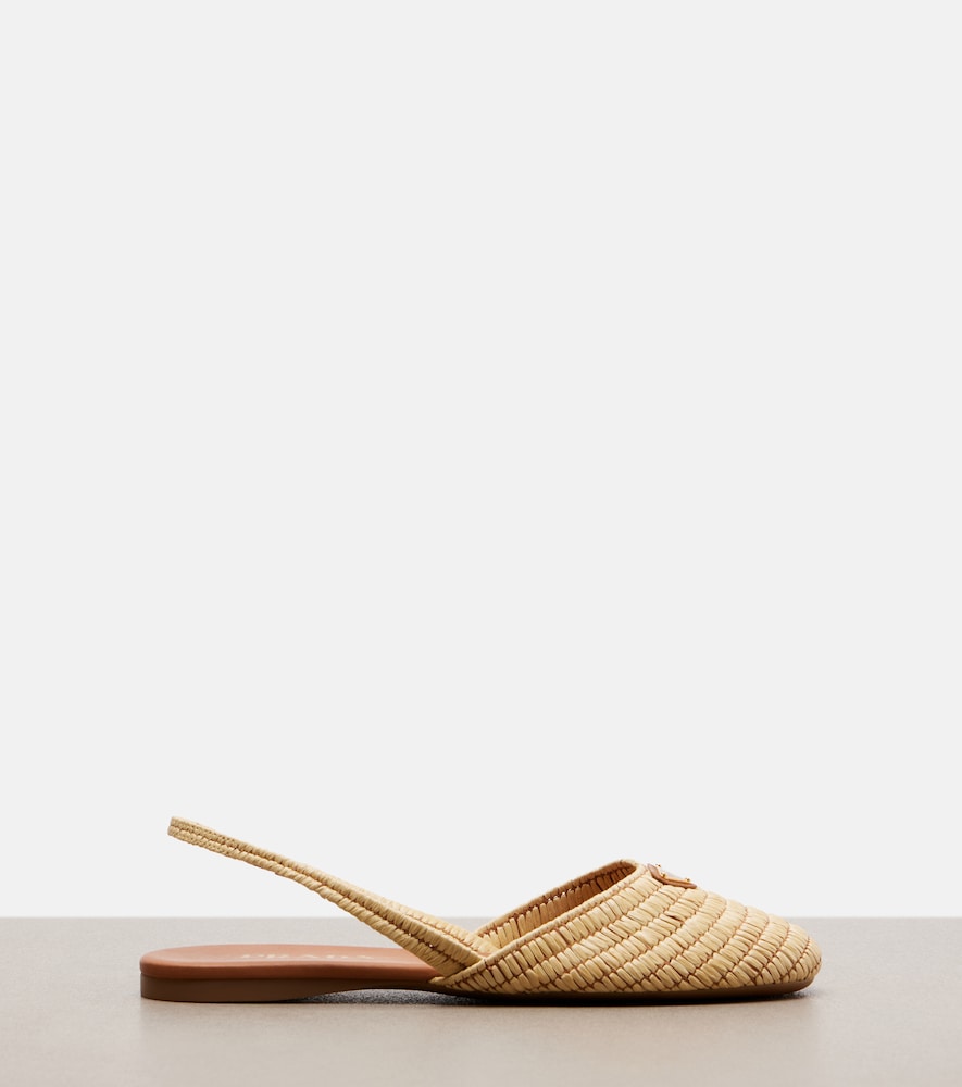 Beige Prada Crochet slingback flats - Ballerina Flats