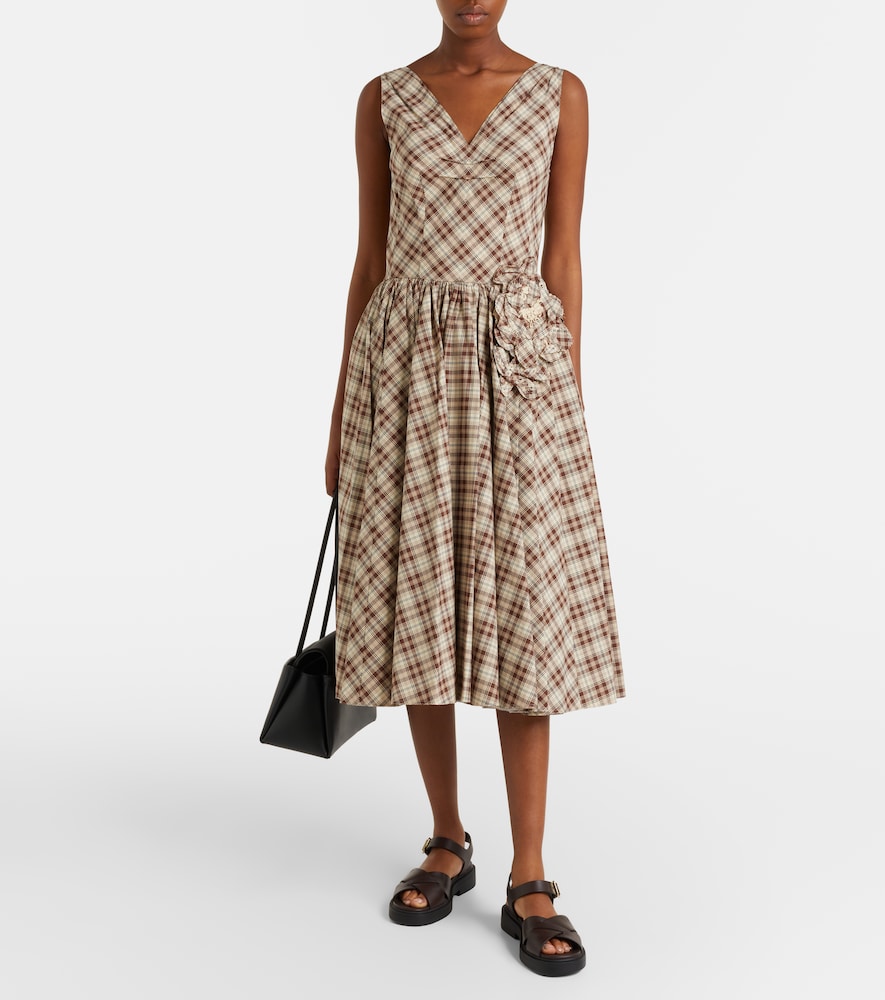 Prada Leather platform sandals in Brown - Flat Sandals