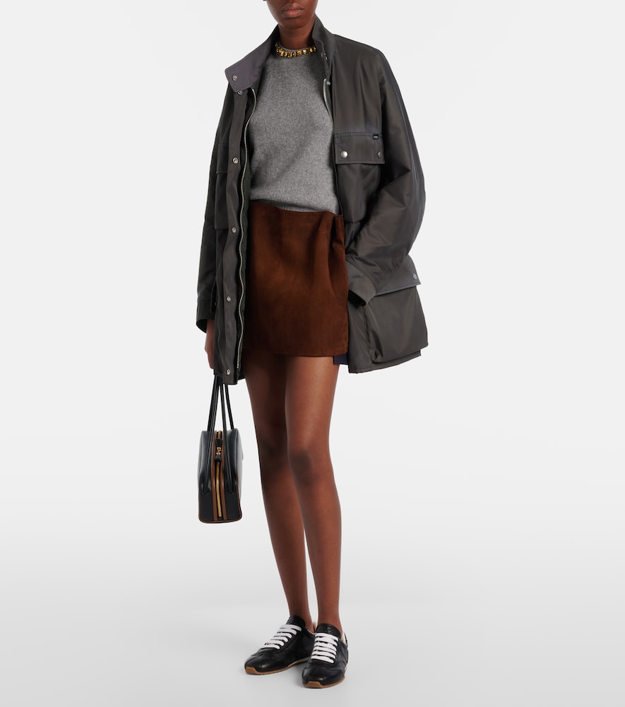 Black Prada Leather sneakers - Low-Top Sneakers