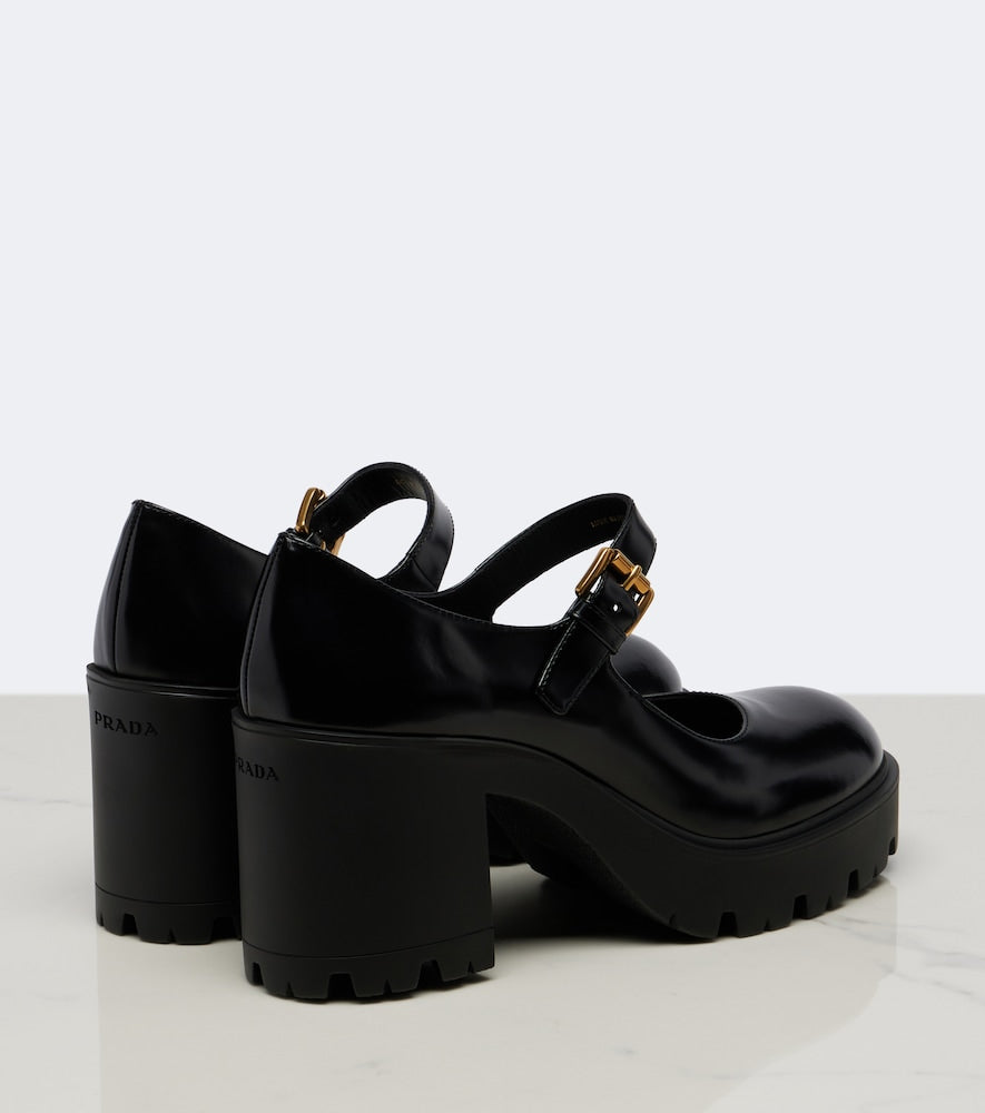 Prada Patent leather Mary Jane pumps - Black High-Heel Pumps