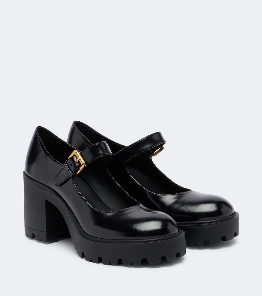 Prada Patent leather Mary Jane pumps - Black High-Heel Pumps