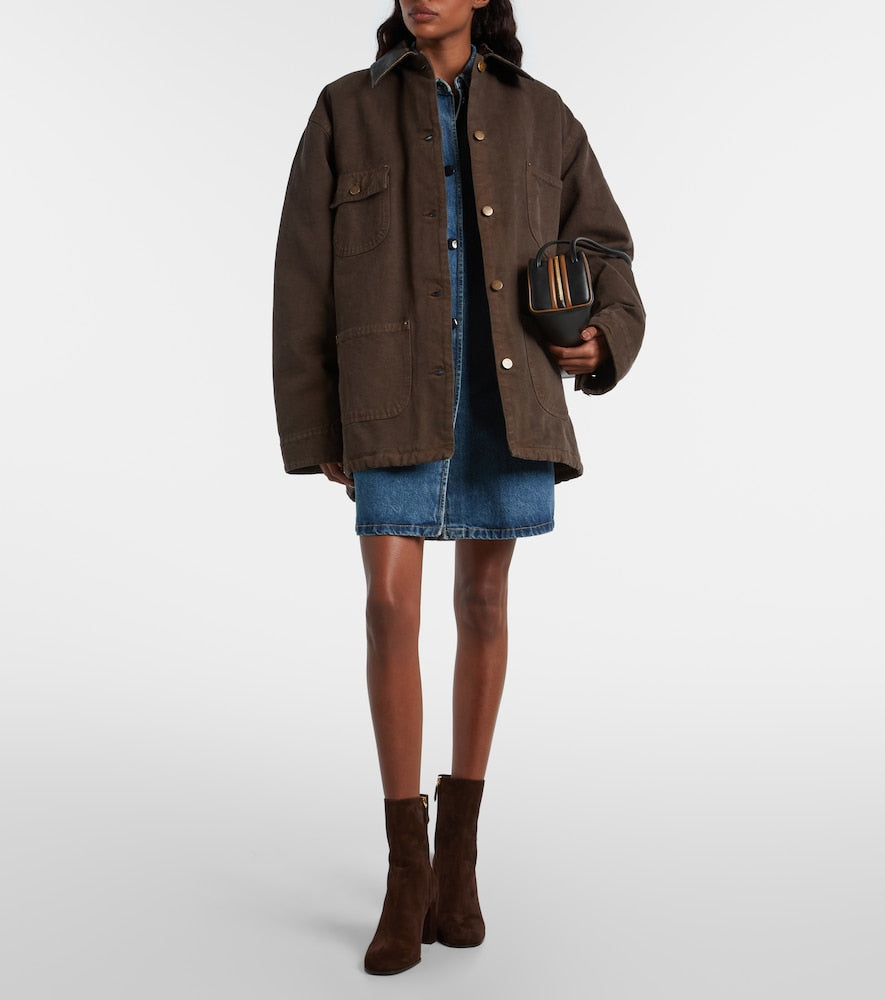 Brown Prada Suede ankle boots - Mid Heel Boots