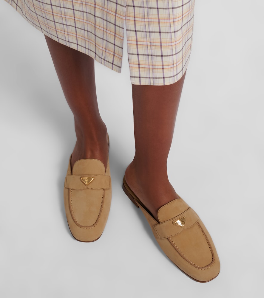 Prada Suede mules (Beige) - Mules