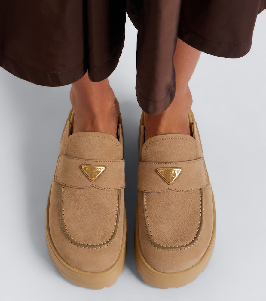 Prada Suede mules in Beige - Mules