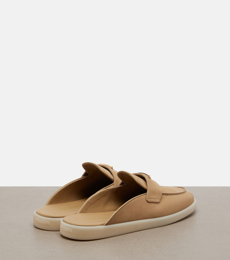 Beige Prada Suede mules - Mules