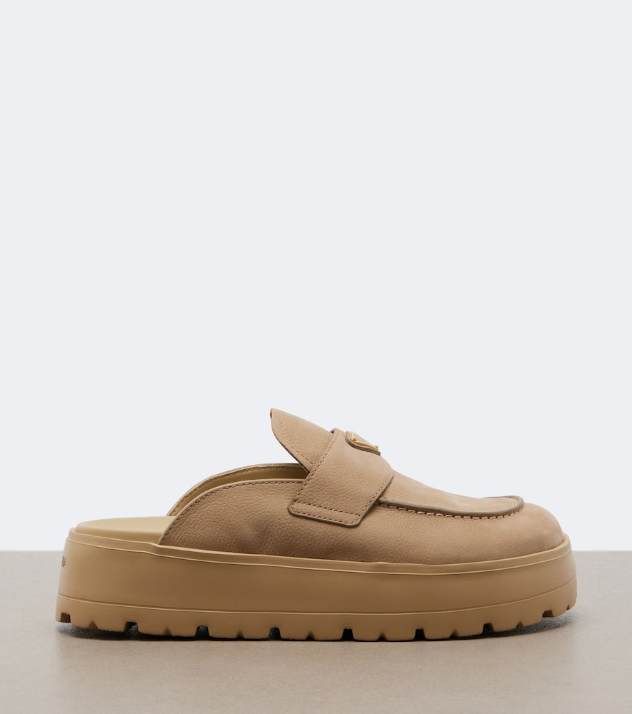 Prada Suede mules in Beige - Mules