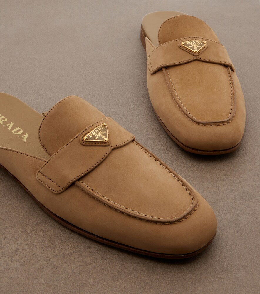 Prada Suede mules (Beige) - Mules