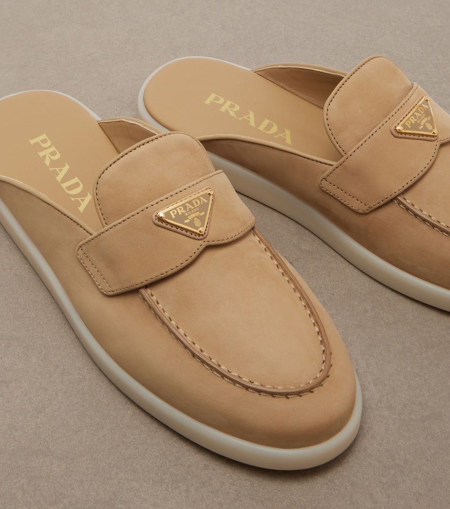 Beige Prada Suede mules - Mules