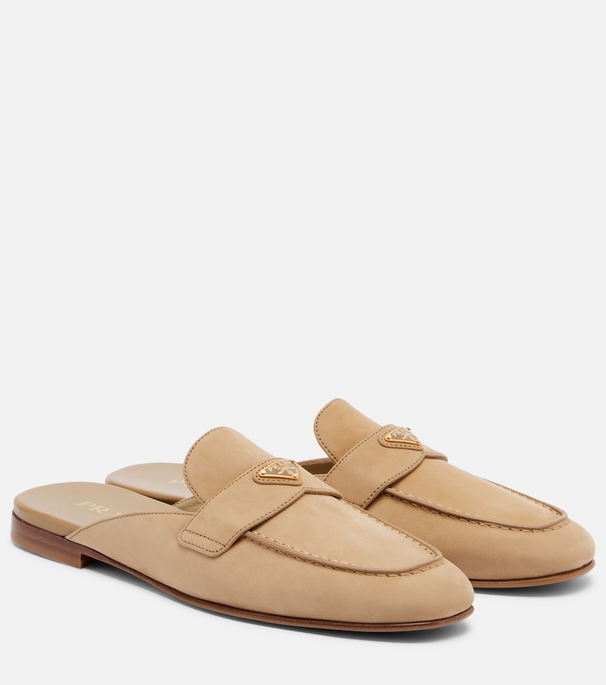 Prada Suede mules (Beige) - Mules
