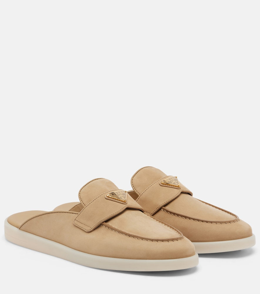 Beige Prada Suede mules - Mules