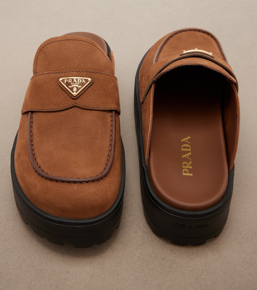 Brown Prada Suede mules - Mules