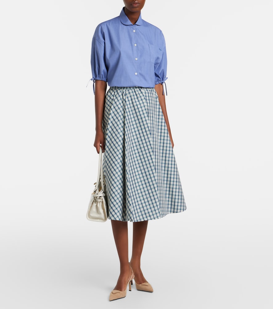 Prada Suede slingback pumps (Beige) - Mid Heel Pumps