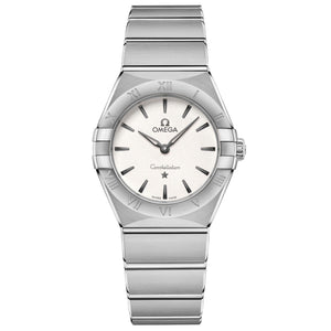 Previously Owned Ladies' OMEGA Constellation Manhattan Quartz Stainless Steel Watch | 28mm | O13110286002001