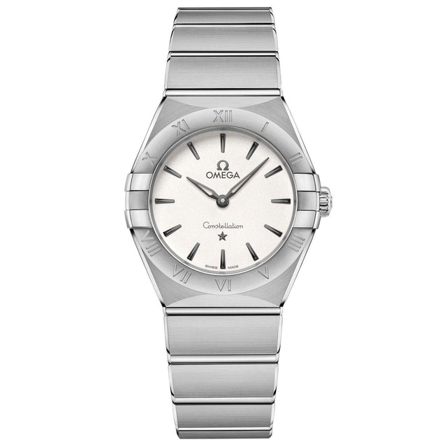 Previously Owned Ladies' OMEGA Constellation Manhattan Quartz Stainless Steel Watch | 28mm | O13110286002001
