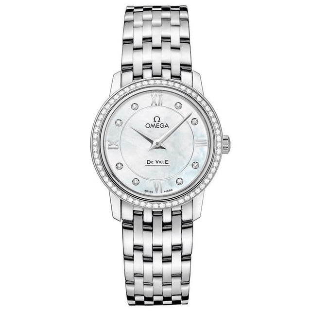 Previously Owned Ladies' OMEGA De Ville Prestige Quartz Watch O42415276055001