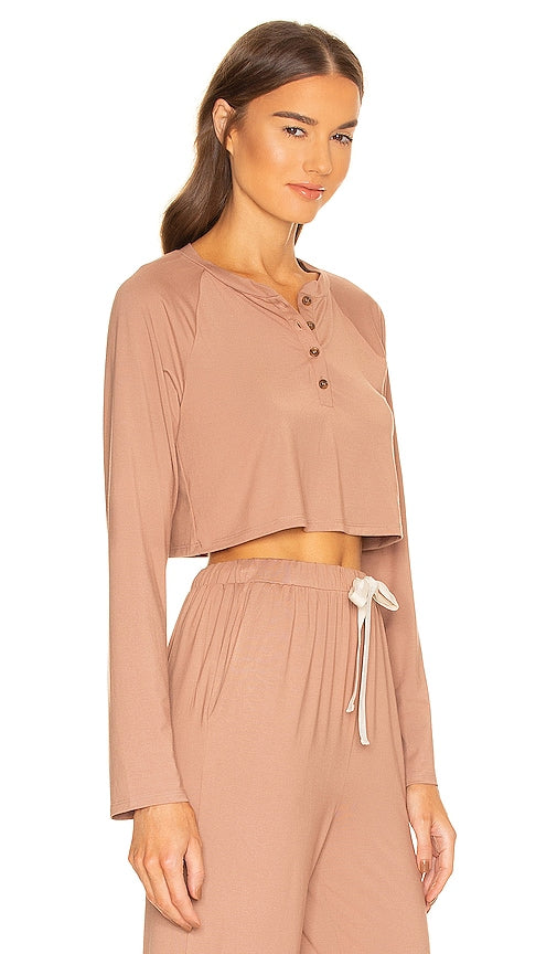 Privacy Please Camille Top in Tan