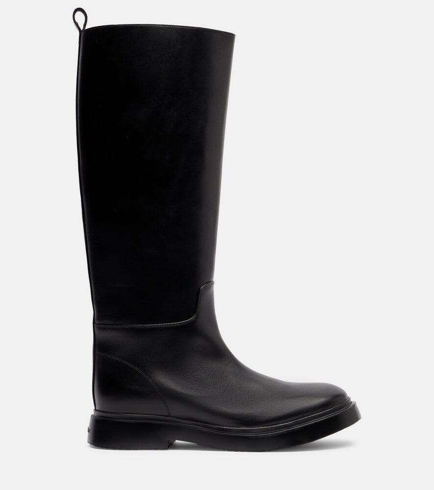 Proenza Schouler Bank leather knee-high boots