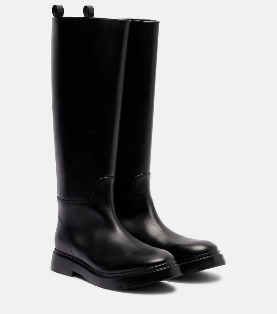 Proenza Schouler Bank leather knee-high boots