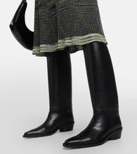 Proenza Schouler Bronco leather knee-high boots