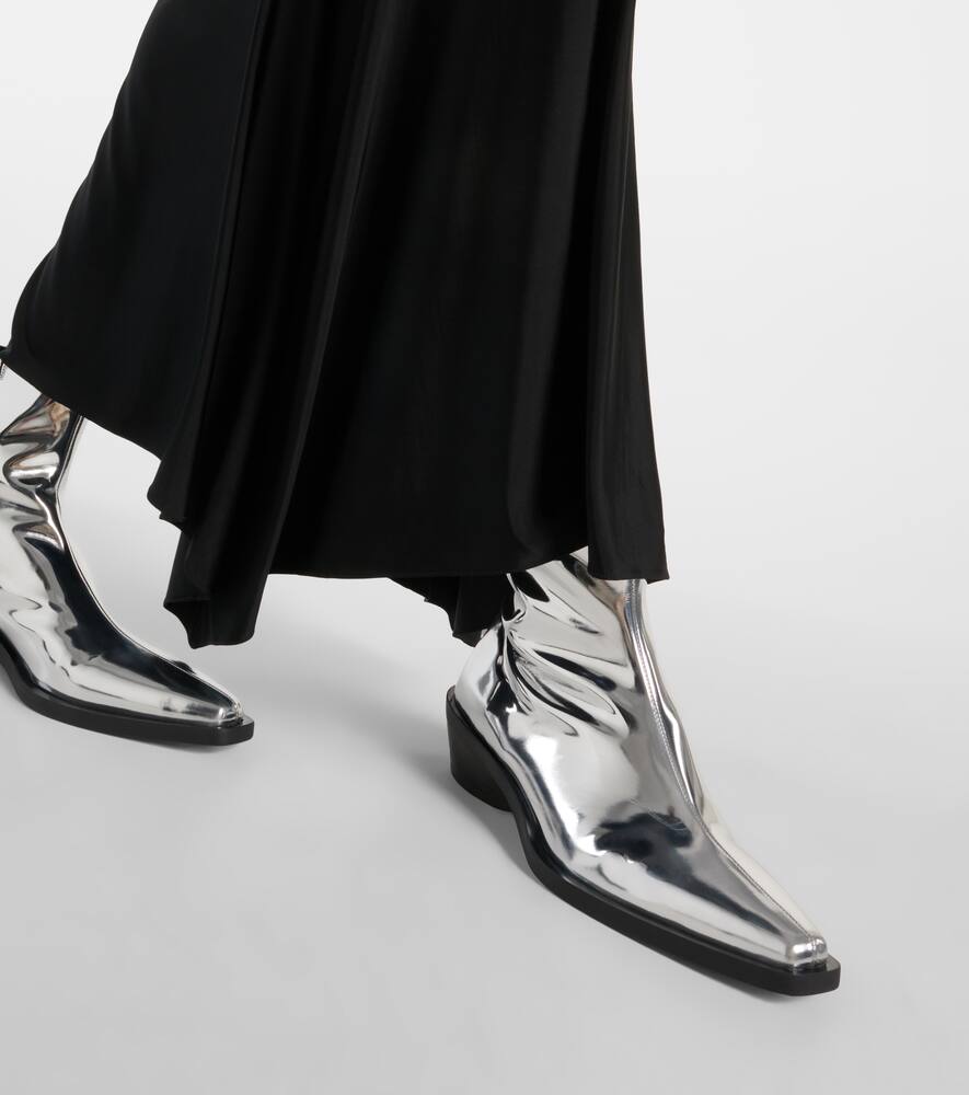 Proenza Schouler Bronco metallic ankle boots