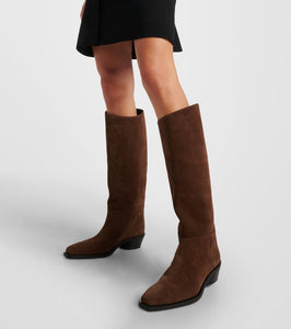 Proenza Schouler Bronco suede knee-high boots