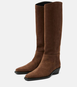 Proenza Schouler Bronco suede knee-high boots