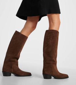 Proenza Schouler Bronco suede knee-high boots