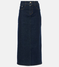 Proenza Schouler Calder denim midi skirt - Proenza Schouler Calder 牛仔中长裙