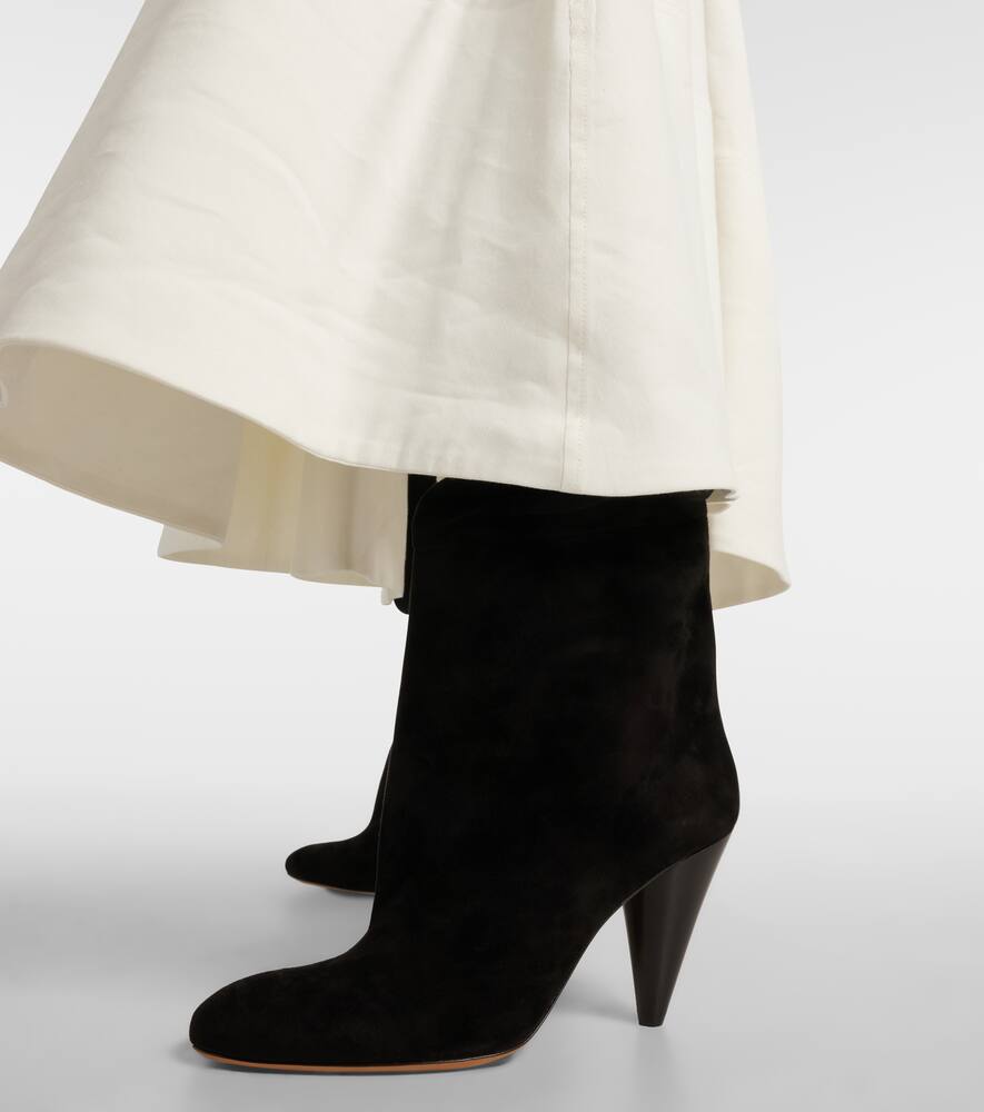 Proenza Schouler Cone 90 suede boots